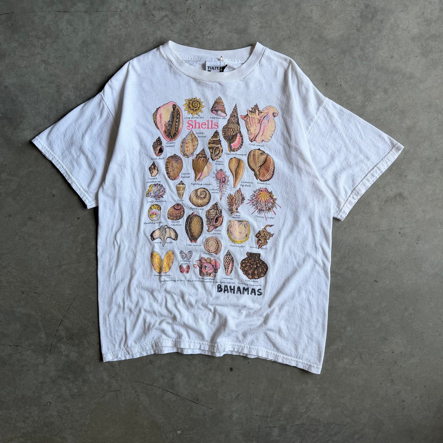 Y2K Bahama Native Shell Spread & Label Tee