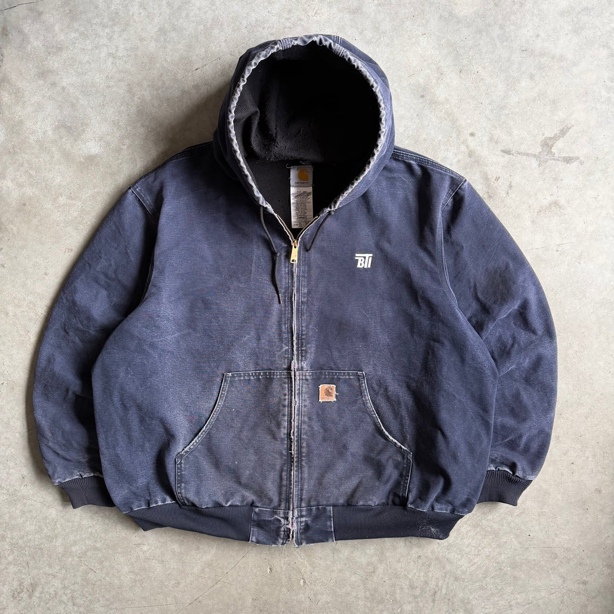 Carhartt ‘J25 MDT’ Thermal Lined Navy Blue Active Jacket w/ Embroidery