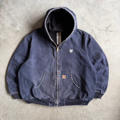 Carhartt ‘J25 MDT’ Thermal Lined Navy Blue Active Jacket w/ Embroidery