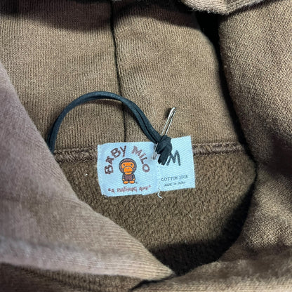 Baby Milo By A Bathing Ape Brown Orange Hoodie