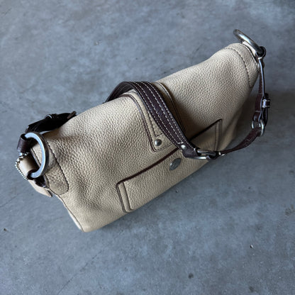 Y2K Coach Chelsea Field Bag Ivory