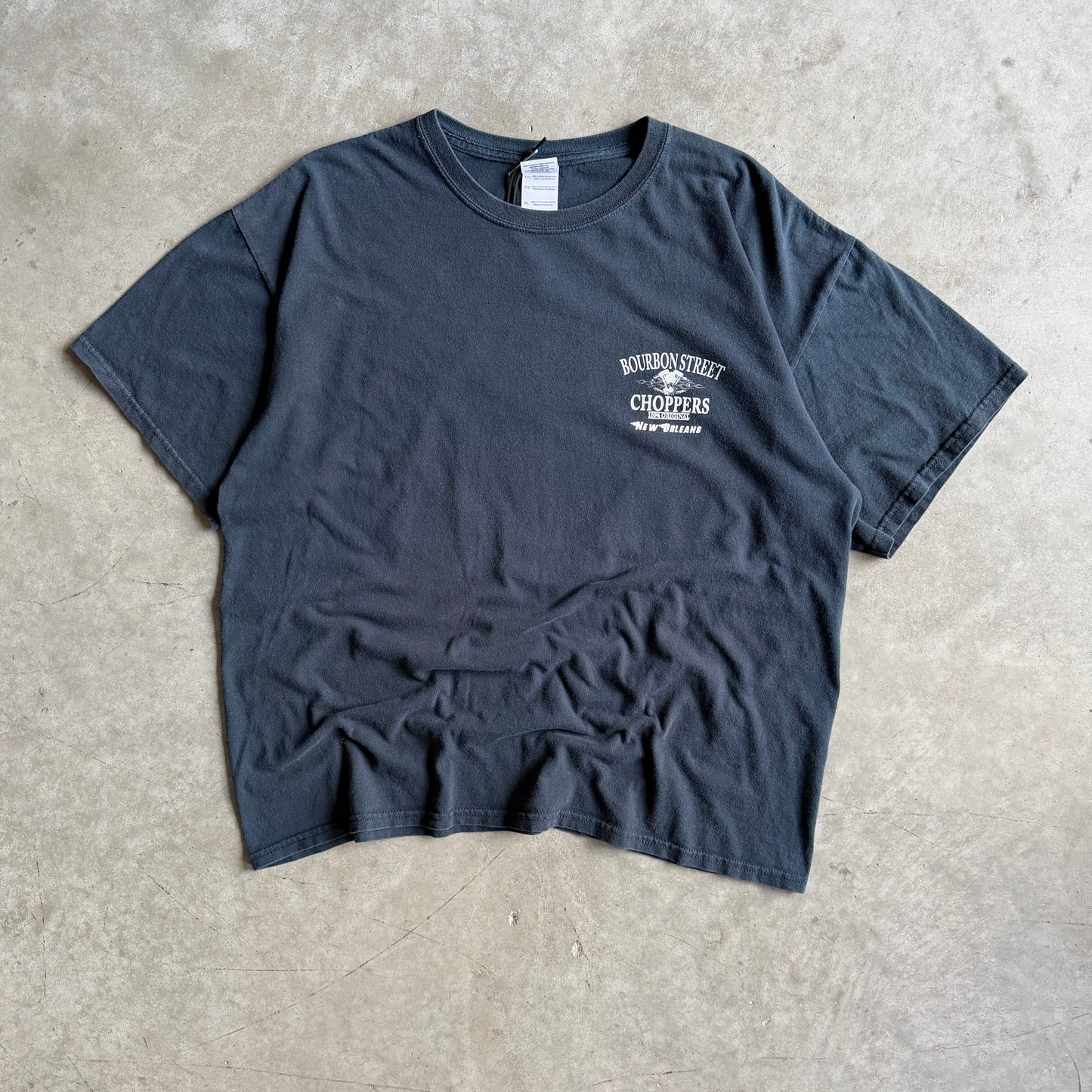 Y2K Bourbon Street Choppers Cajun Machines Tee
