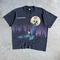 Vintage Great Smokey Mountains Midnight Eagle AOP Tee