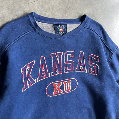 Vintage Galt Crew University Of Kansas Logo Sweatshirt