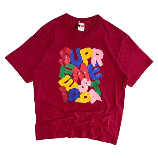 Supreme Balloons T Shirt Burgundy