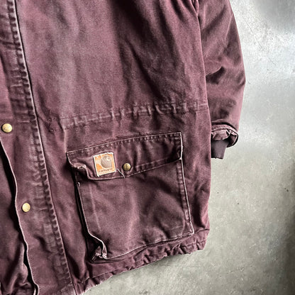 Vintage Carhartt ‘C03 BRG’ Burgundy Rancher Arctic Parka