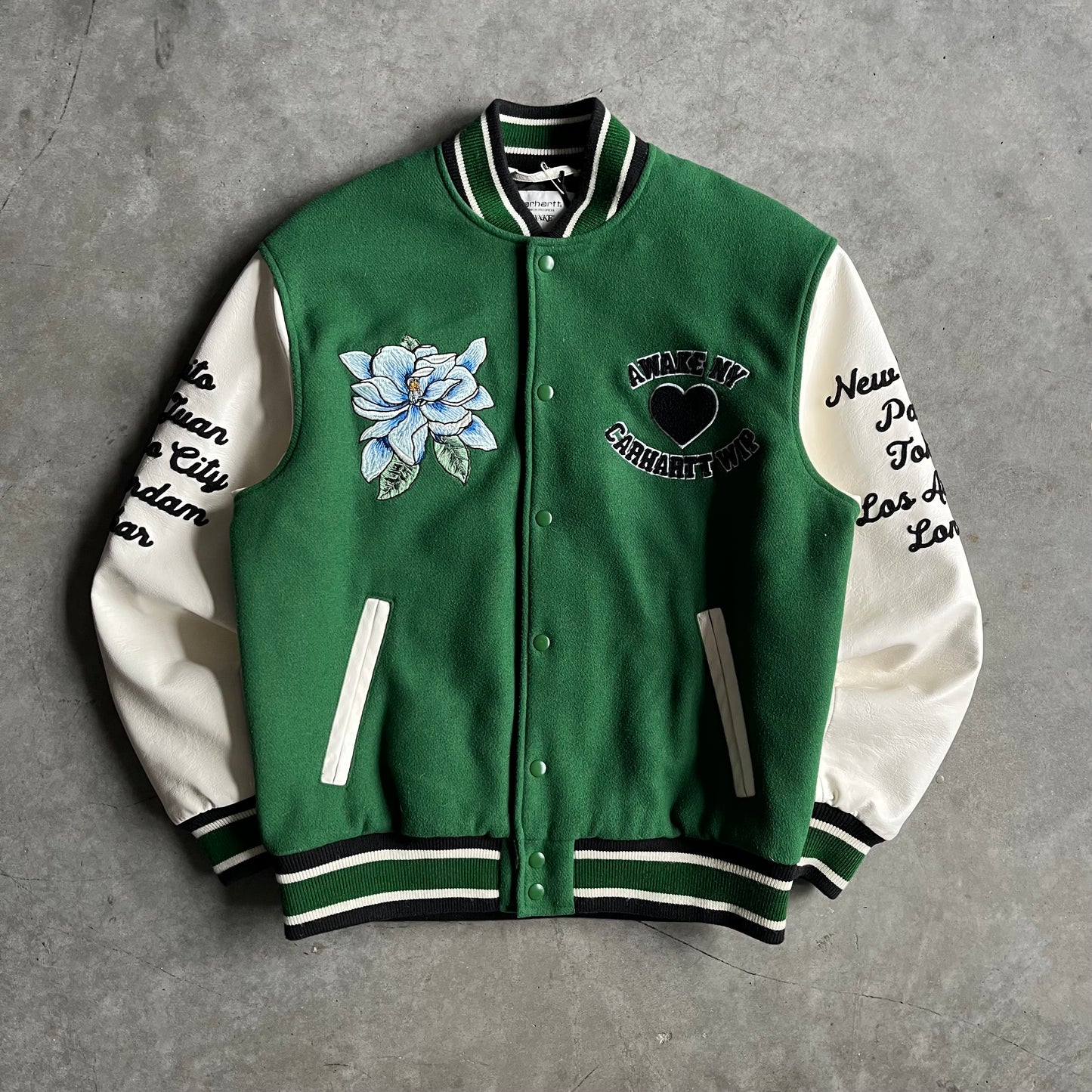 Carhartt WIP x Awake NY Teddy Varsity Jacket