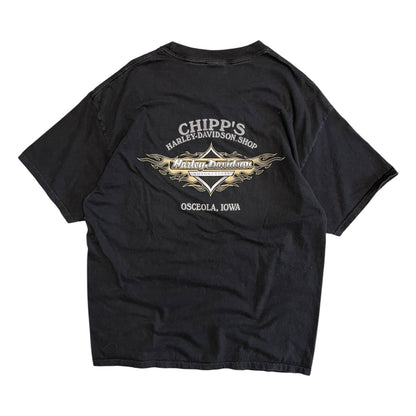 Y2K Harley Davidson Chipp’s Spell-Out Tee