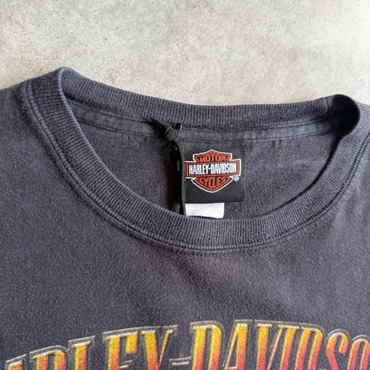Y2K Harley Davidson ‘Forged In Steel’ Flame Sleeve Longsleeve