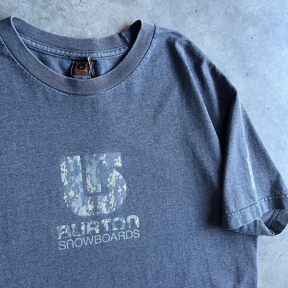 Y2K Burton Snowboards Camo Logo Tee