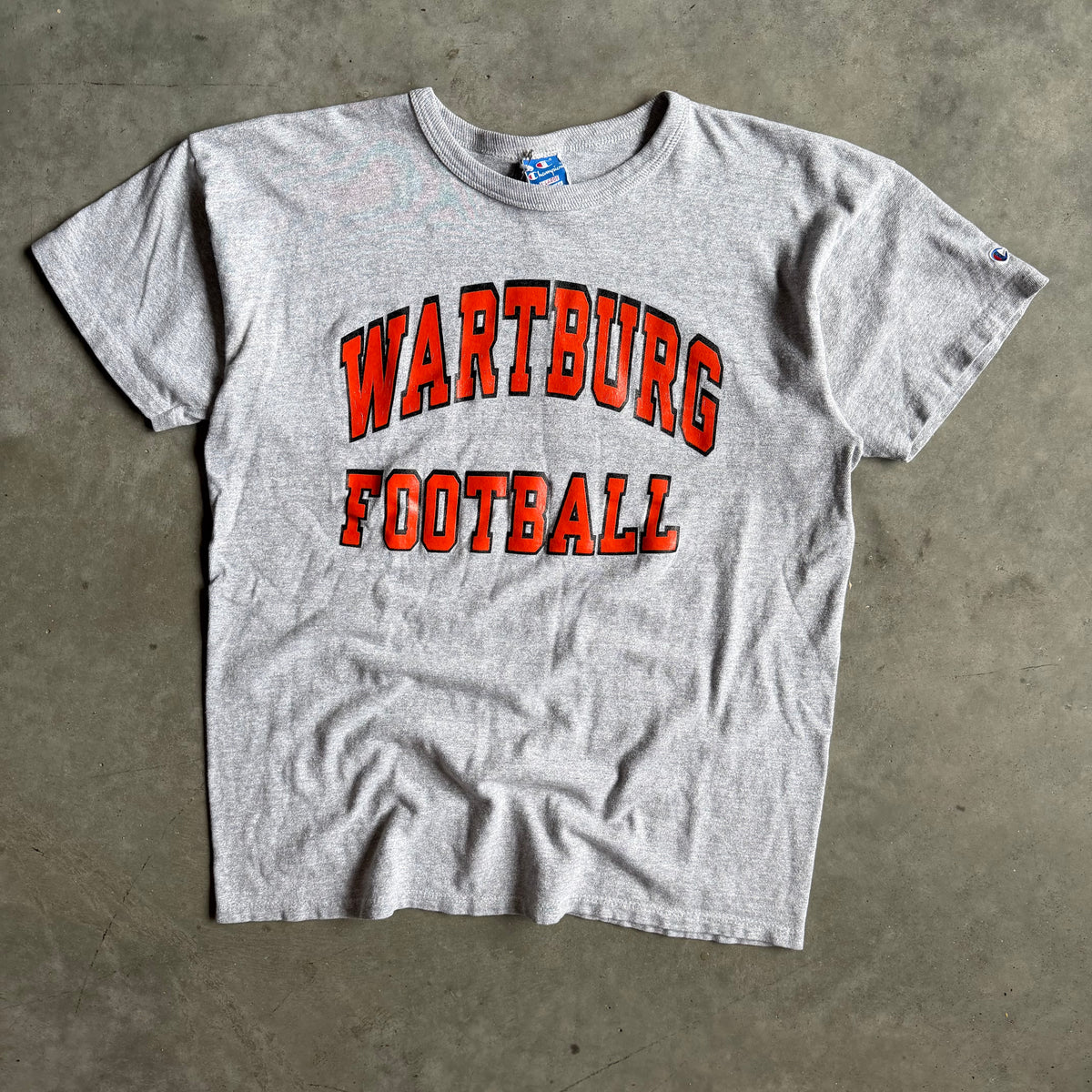 Vintage Champion Wartburg Football T Shirt