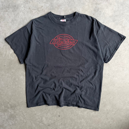 Y2K Dickies Red Logo Black T Shirt