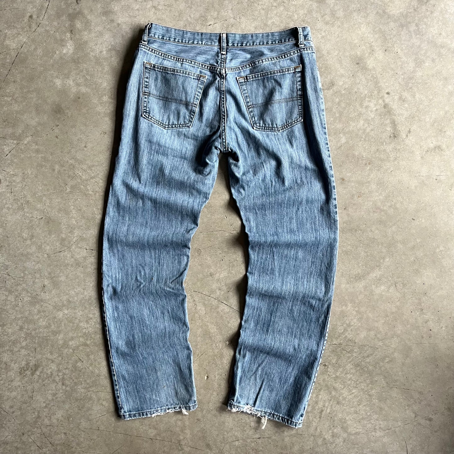 Y2K Urban Pipeline Relaxed Slub Jeans