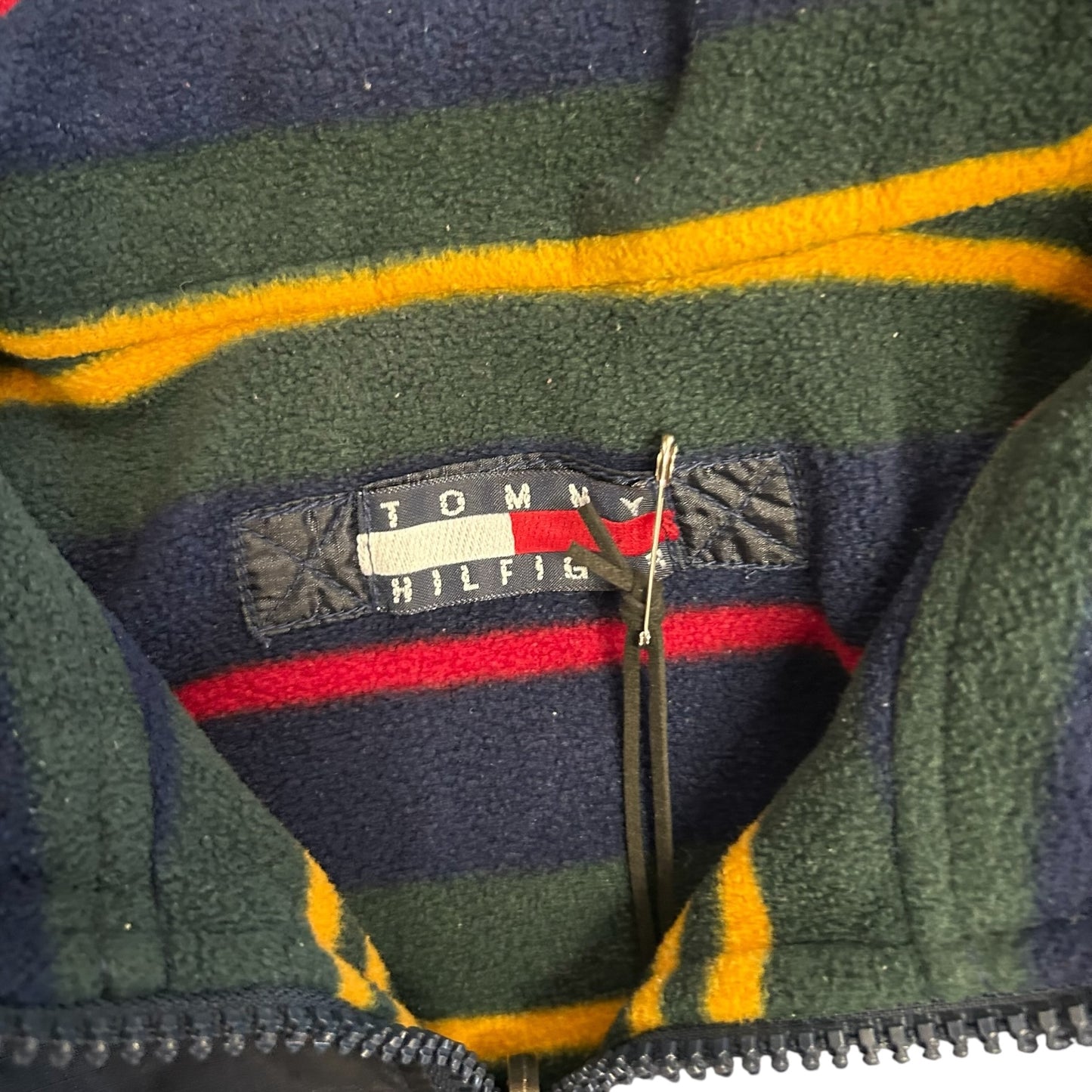 Vintage Tommy Hilfiger Navy Blanked Lined Windbreaker