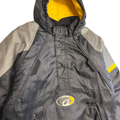 Vintage Starter Iowa Hawkeyes Half Zip Jacket