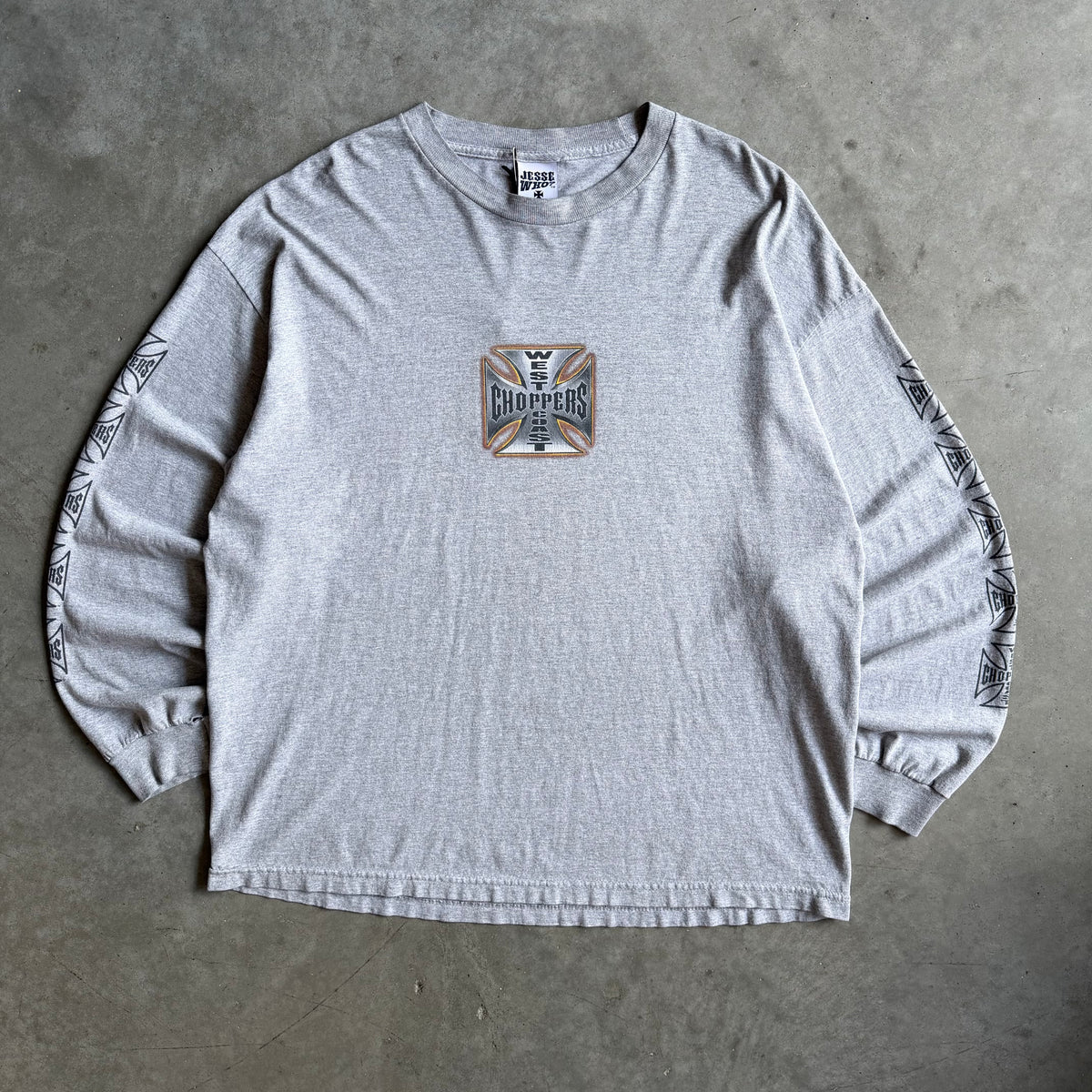 Vintage Jesse Who West Coast Choppers Grey Longsleeve