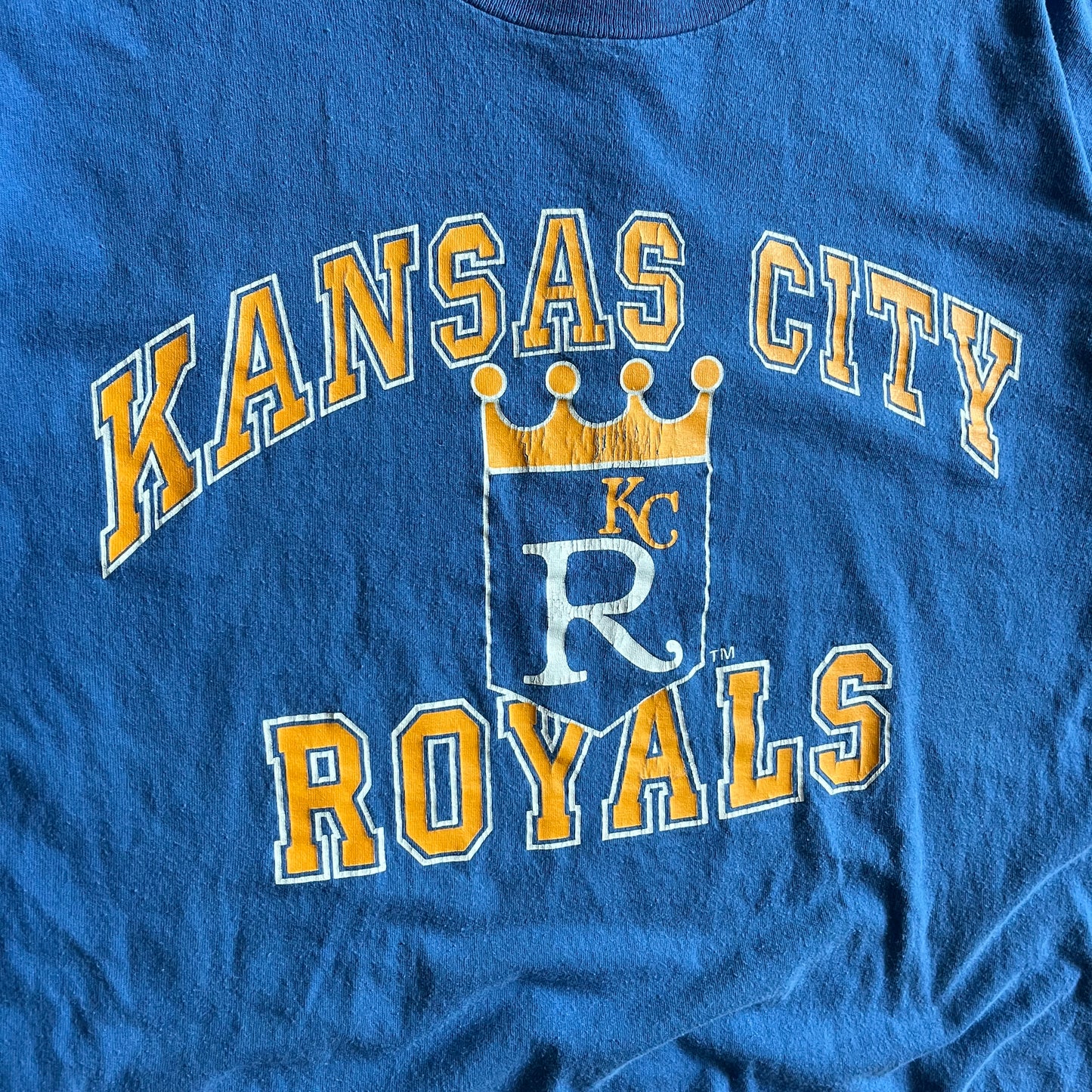 Vintage Kansas City Royals Arch Spell-Out & Logo Tee