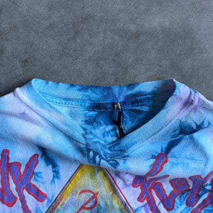 Vintage Pink Floyd The Division Bell Tie Dye Parking Lot Boot T Shirt