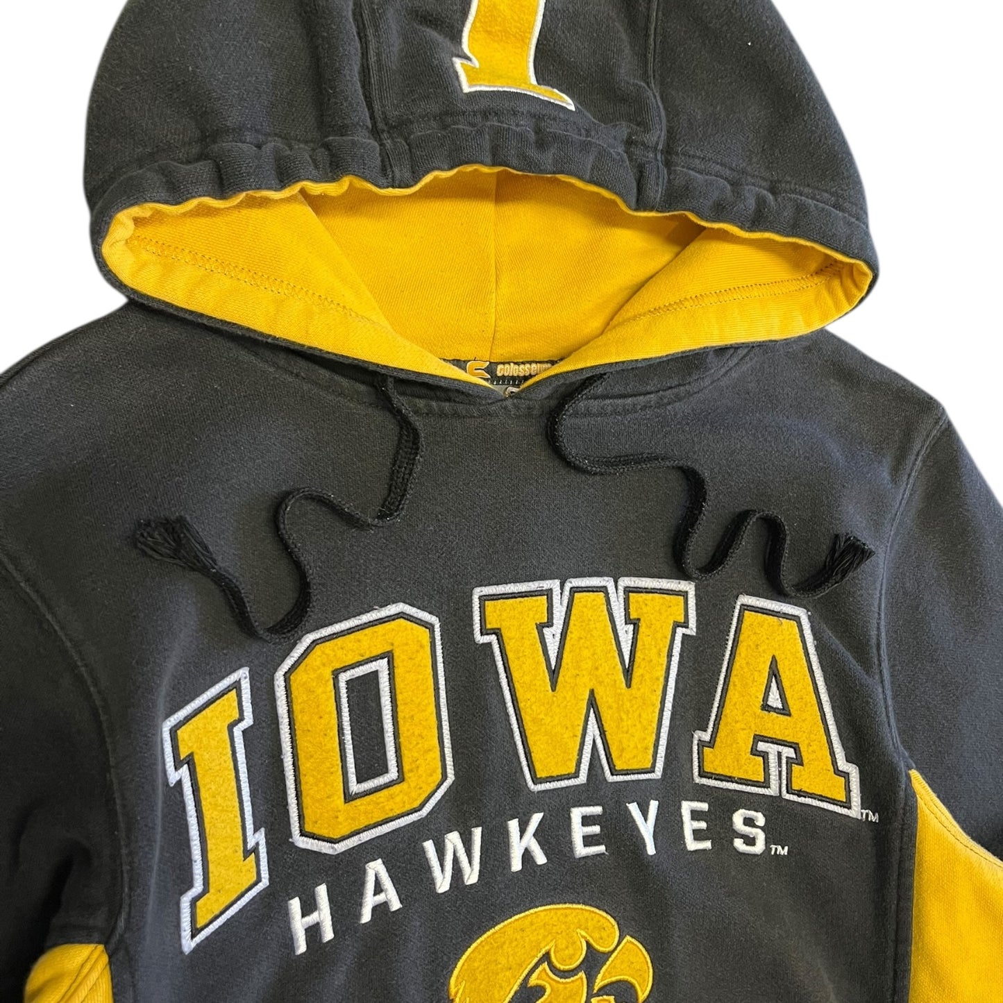Y2K Iowa Hawkeyes Two Tone Hoodie