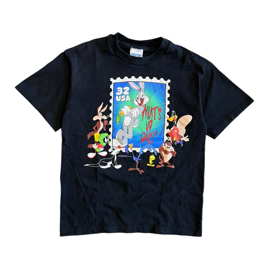 Vintage Youth Looney Tunes Bugs Bunny Stamp T Shirt