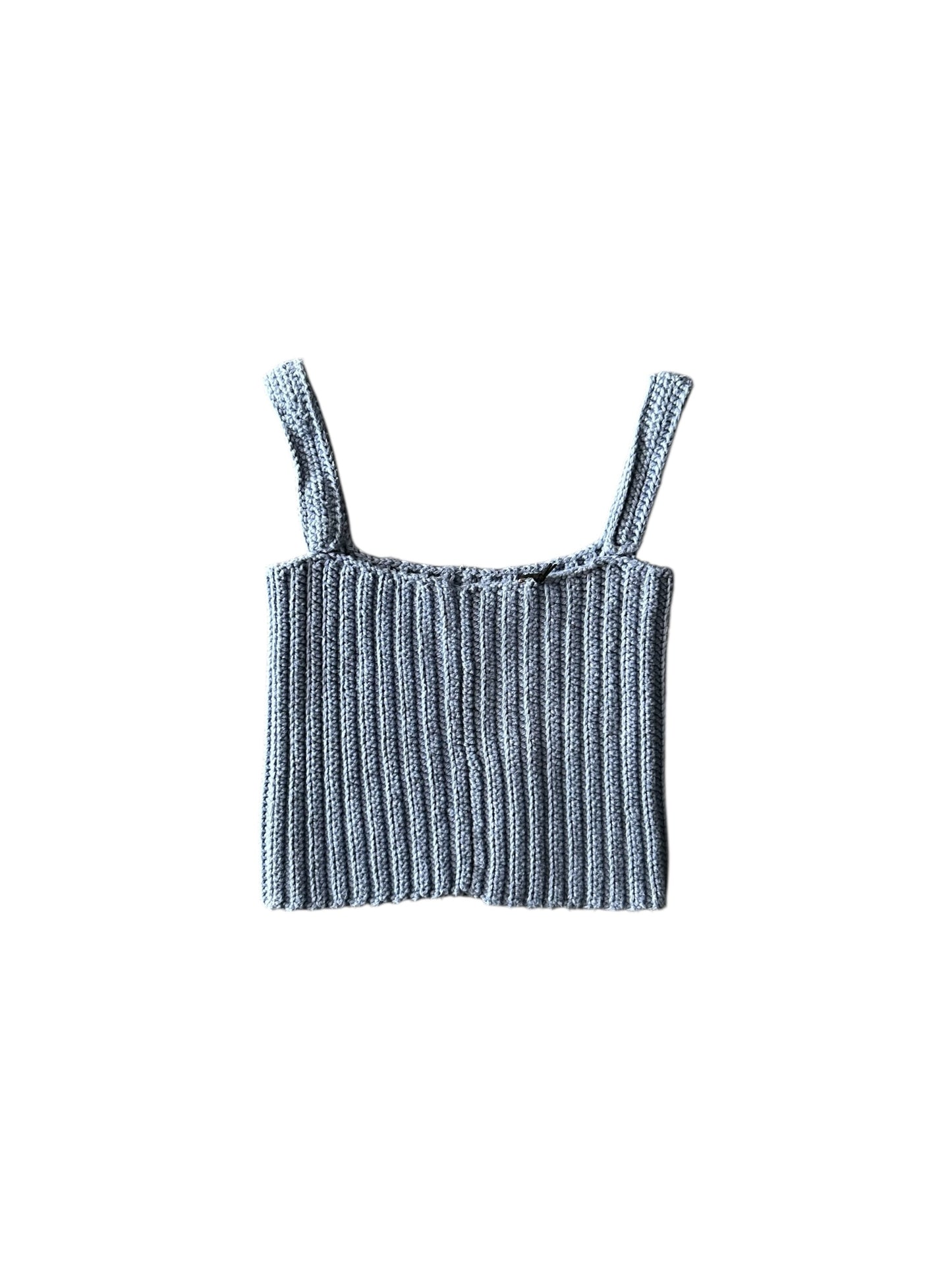 Women’s Blue Crochet Tank
