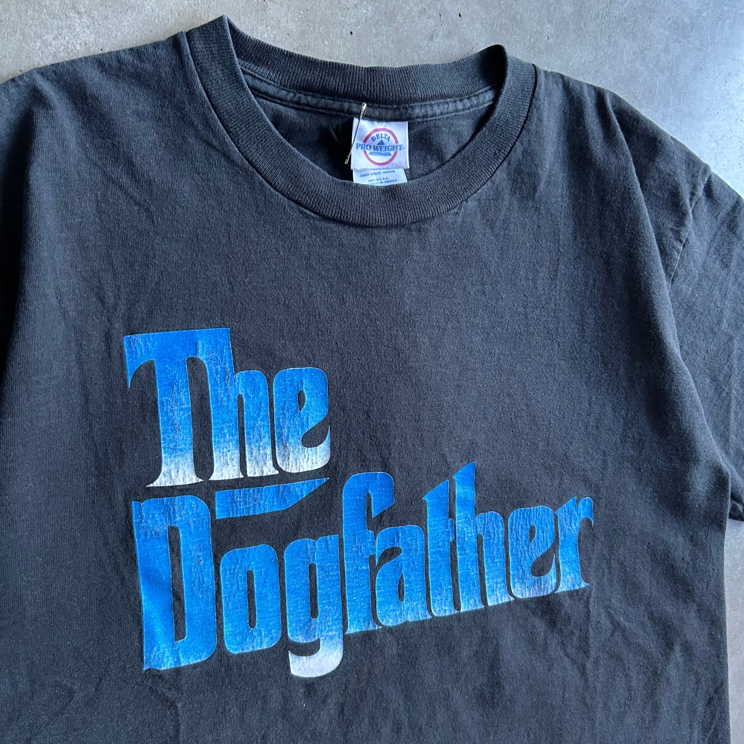 Y2K ‘The Dogfather’ Black & Blue Tee