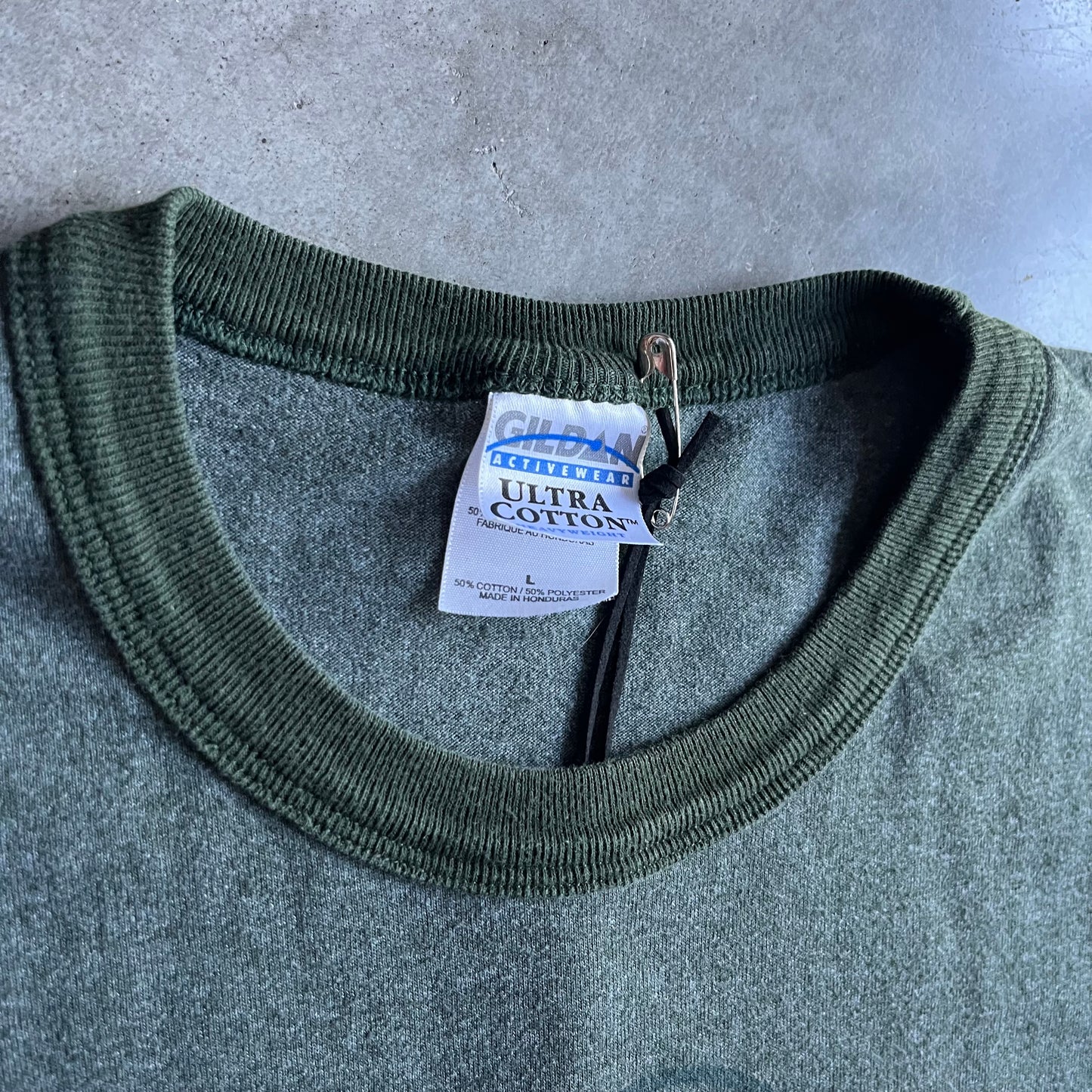 Y2K Veggie Tales Larry The Cucumber Face Tee