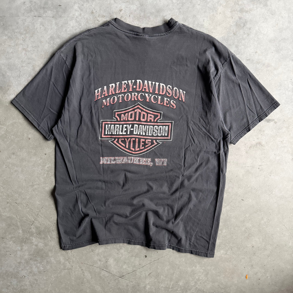 Vintage Harley Davidson Worldwide Tradition Faded T Shirt