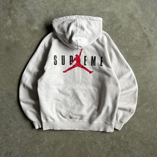 FW24 Supreme x Jordan Chest Logo Hoodie