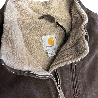 Carhartt ‘WV001 DKB’ Women’s Brown Sherpa Lined Vest