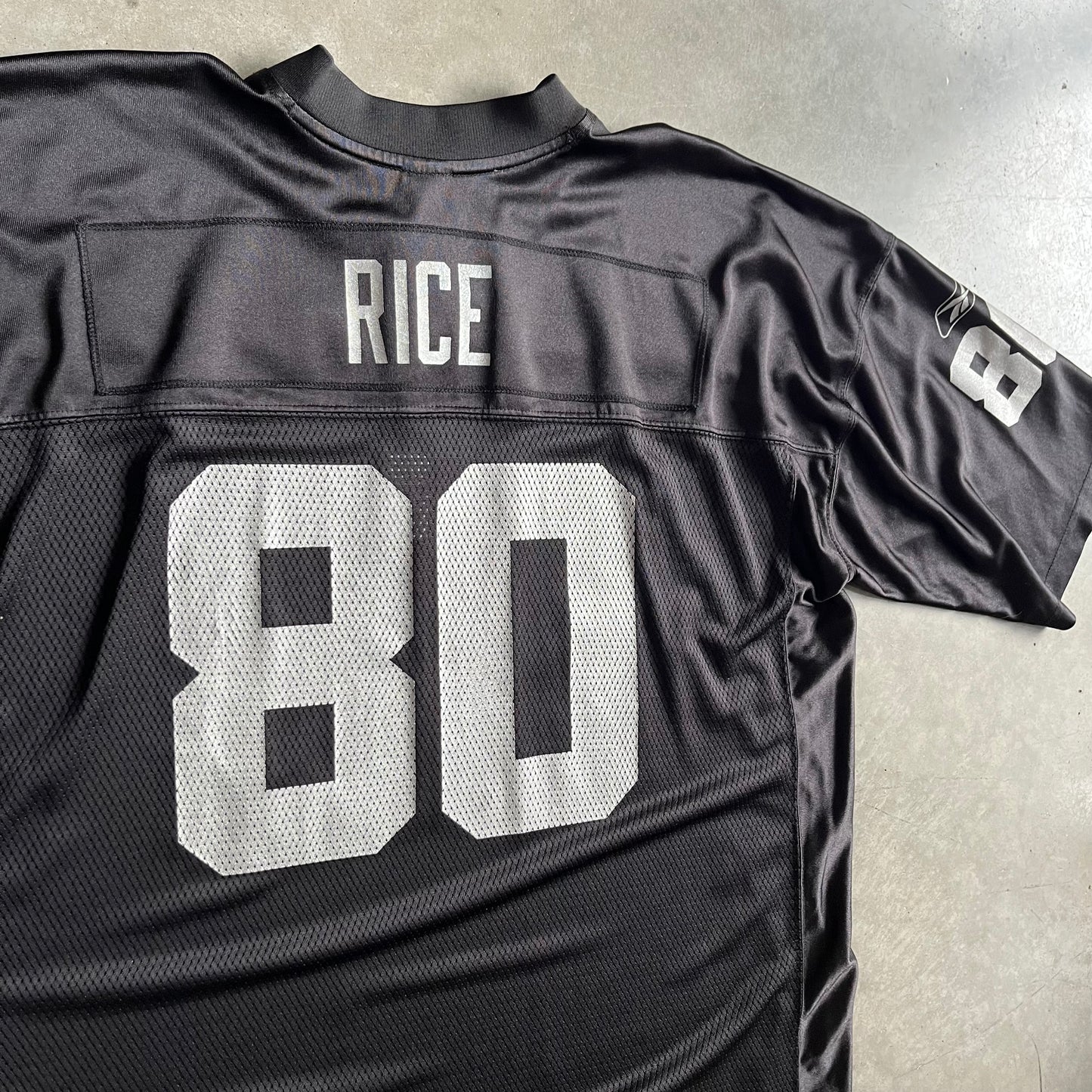 Vintage Reebok #80 Jerry Rice Raiders Football Jersey
