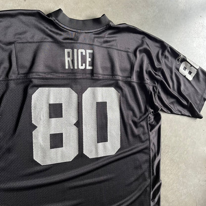 Vintage Reebok #80 Jerry Rice Raiders Football Jersey