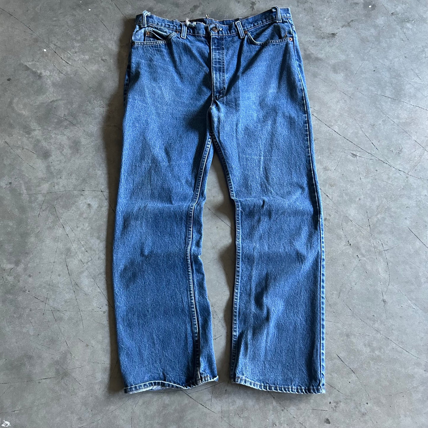 Vintage Orange Tab 517 Levi Denim Jeans