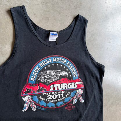 Sturgis 2011 Rally Racing Sleeveless Black Tee