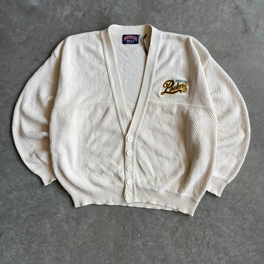 Vintage Nutmeg Mills Green Bay Packers Knit Cardigan