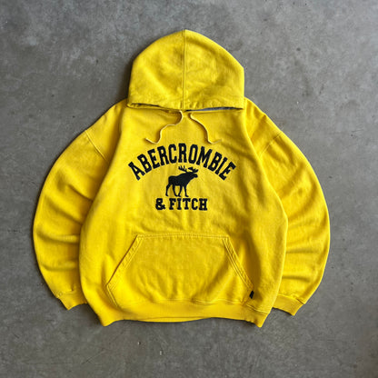 Y2K Abercrombie & Fitch Velour Lettering Hoodie