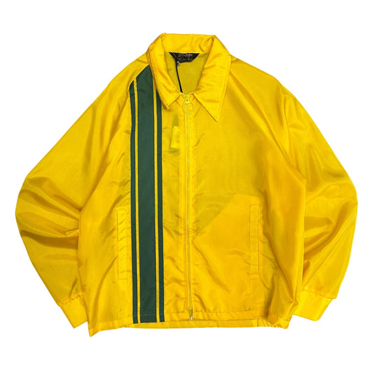 Y2K Swingster Green Stripe Windbreaker