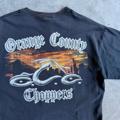 Y2K Orange County Choppers New York Skyline T Shirt