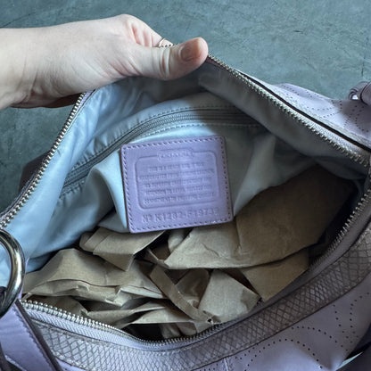 Coach Lilac Elevated Duffle Bag