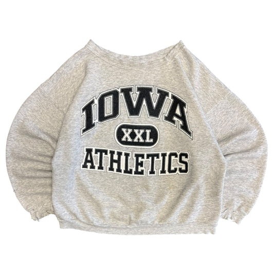 Vintage Iowa Athletics Grey & Black Sweatshirt