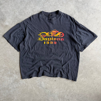 Vintage ‘99 Bike Week Flaming Bike Tee