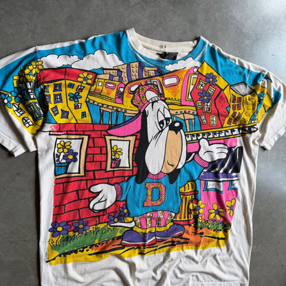 Vintage Droopy Dog ‘Droop There It Is’ AOP T Shirt