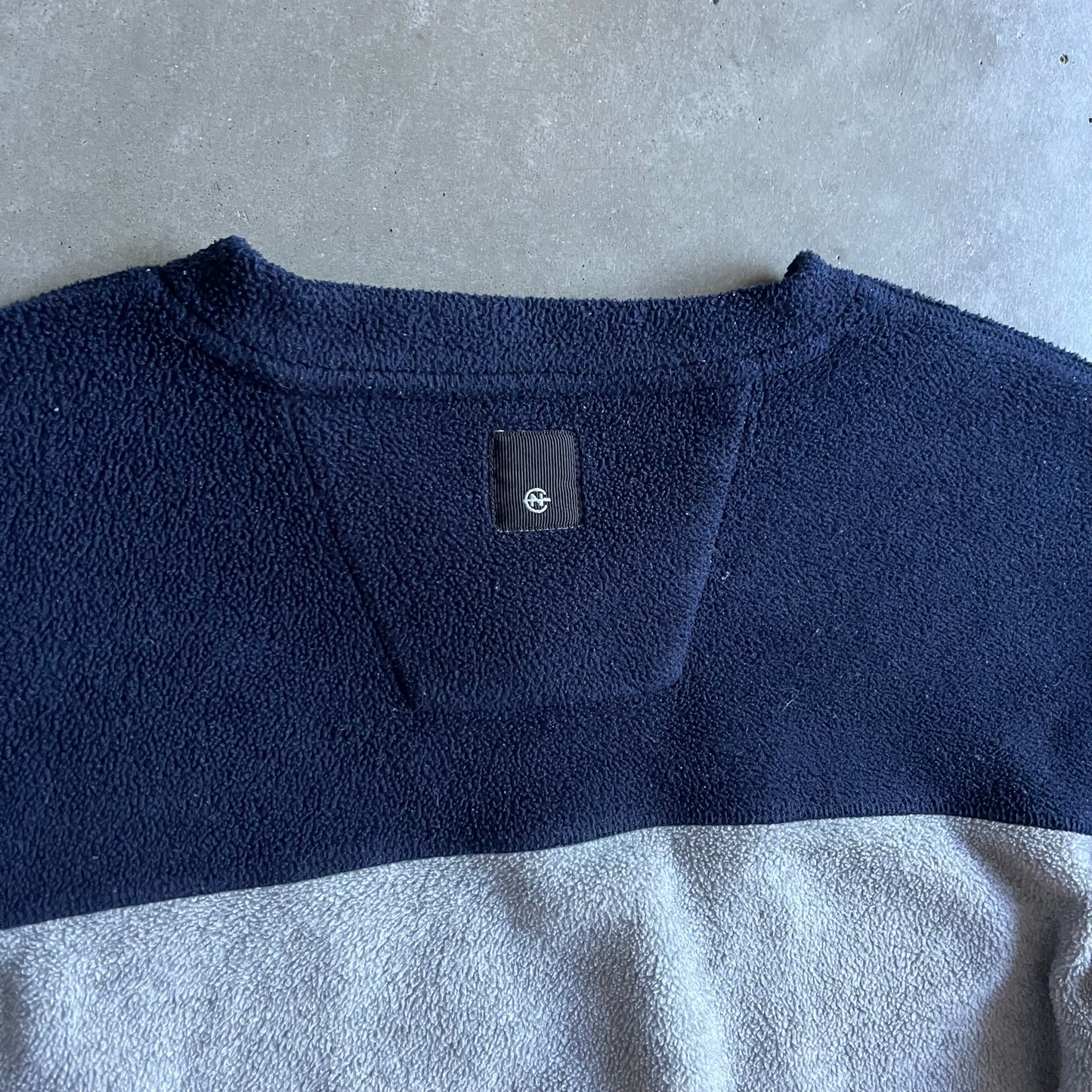 Y2K Nautica Competition Two Tone Fleece Sweatshirt