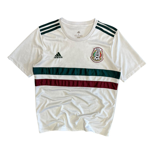 2018 adidas Mexico White Jersey
