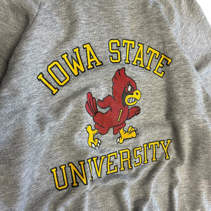 Vintage Iowa State University Cy Grey Raglan Sweatshirt
