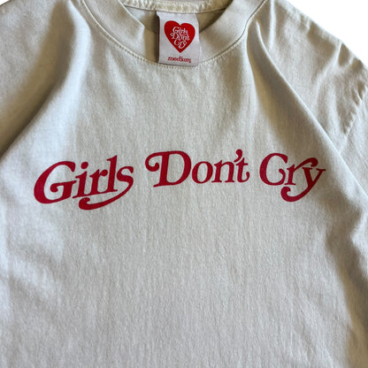 Girls Don’t Cry Butterfly L/S White Tee