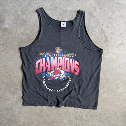 Vintage Colorado Avalanche ‘96 Stanley Cup Champs Tank Top