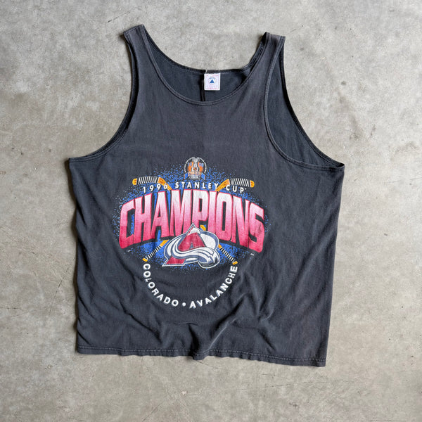Vintage Colorado Avalanche ‘96 Stanley Cup Champs Tank Top
