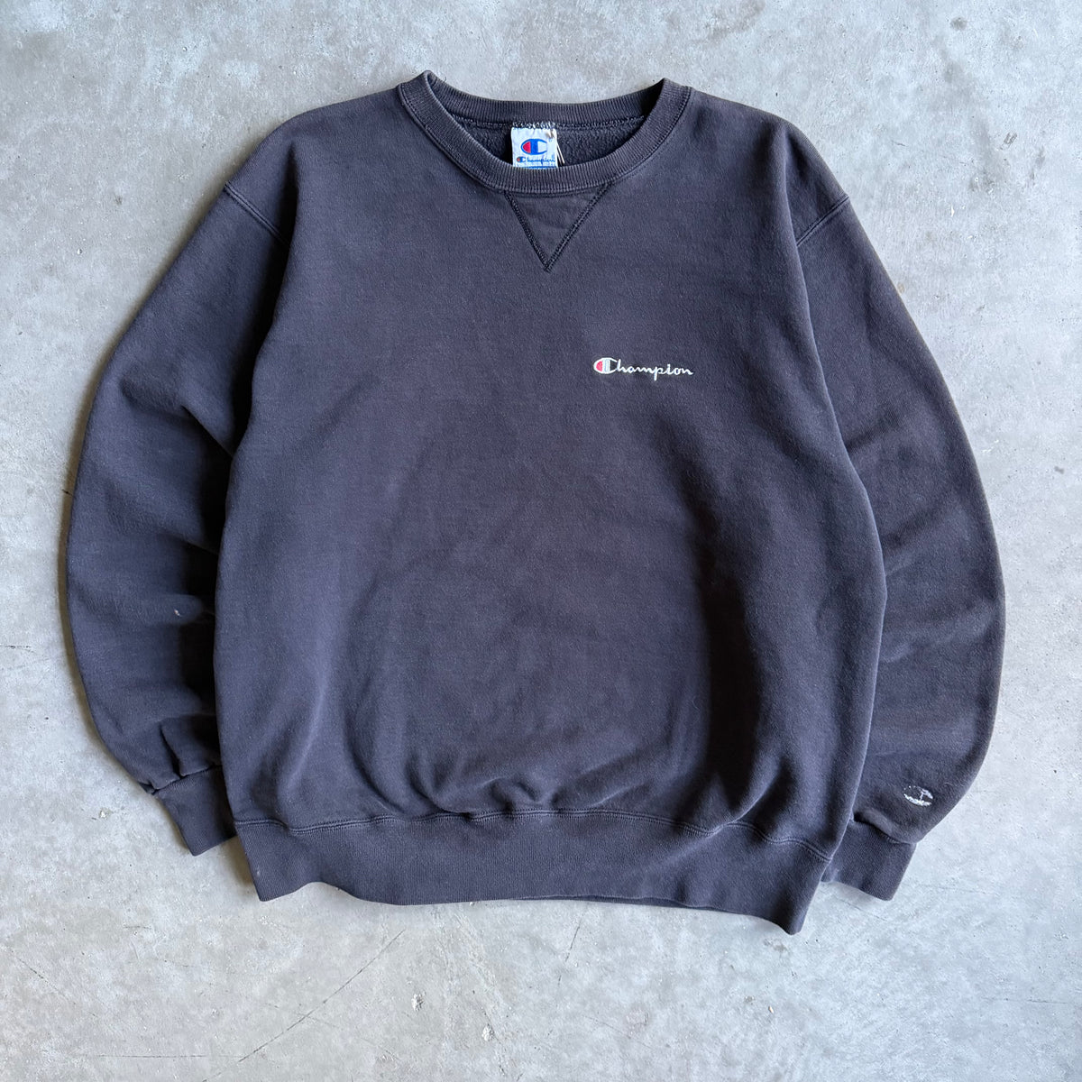 Vintage Champion Chest Logo Embroidered Sweatshirt