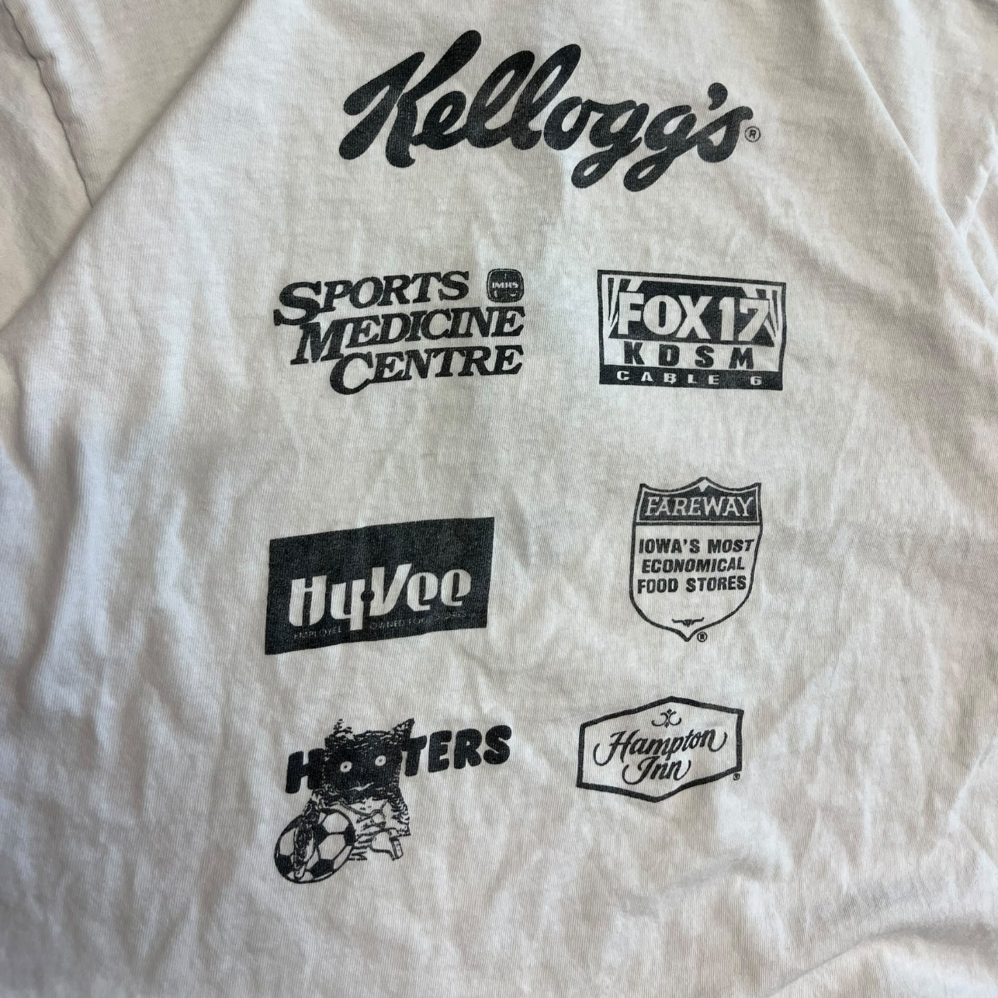 Vintage Nike Kelloggs 3 vs 3 Soccer Tee